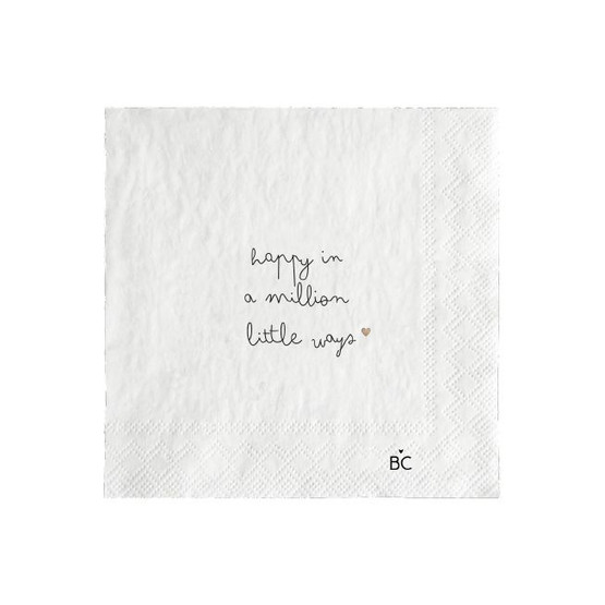 Paperiservetti happy in million..