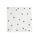 Paperiservetti sydämet