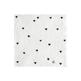 Paperiservetti sydämet