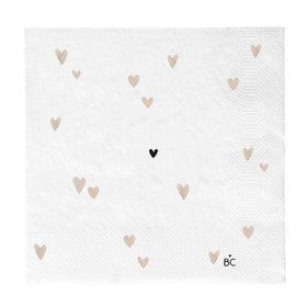 Lounasservetti (sydämet beige)