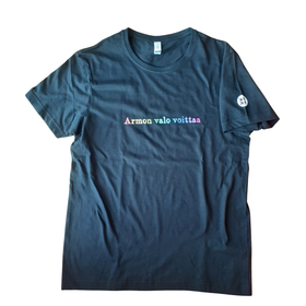 T-paita Siionin virren tekstillä