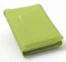 Nahkakantinen taskuvirsikirja Lime