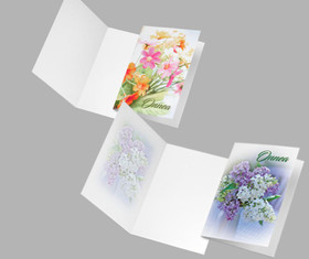 Onnittelukortti, kaksi kansivaihtoehtoa