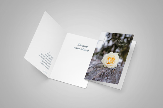 Osanottokortti, kaksi kansivaihtoehtoa