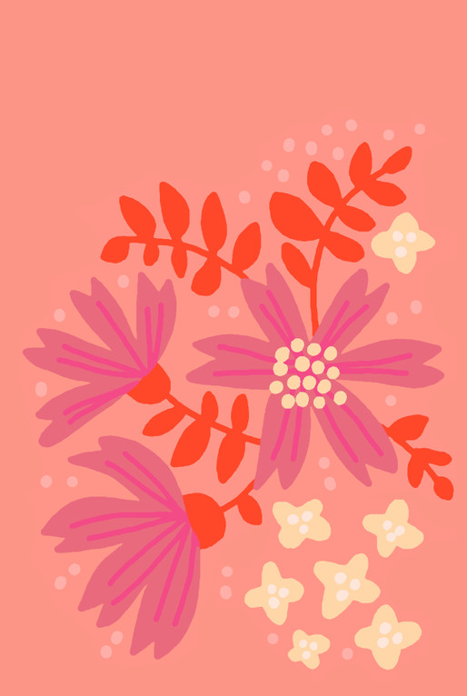 Kreeta-postikortti vaaleanpunainen