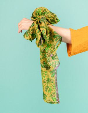 Yrttitarha-huivi vihreä