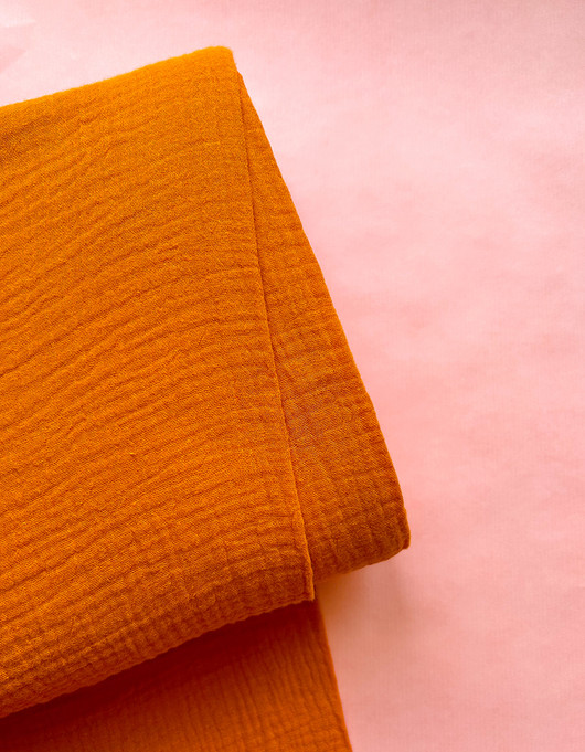 Puuvillamusliini oranssi