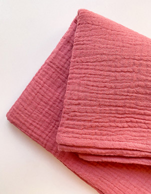 Yksivärinen huivi roosa