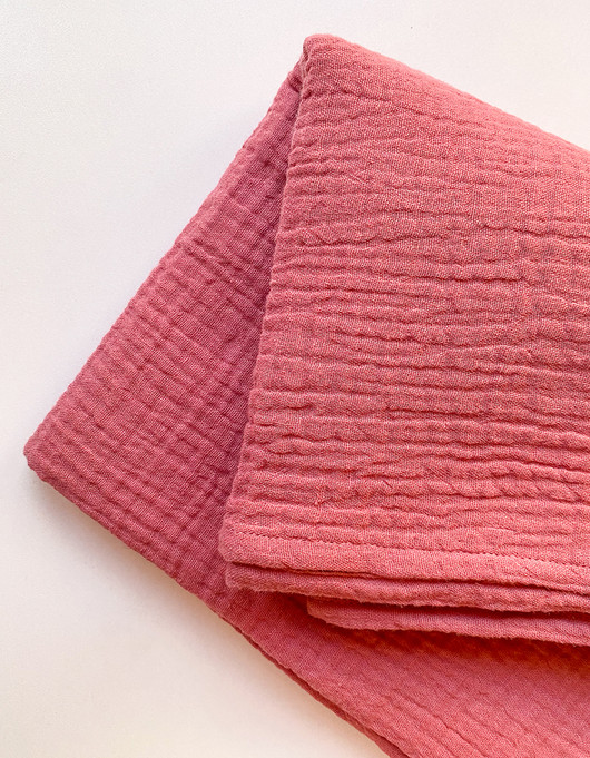 Yksivärinen huivi roosa