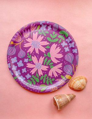 Pieni tarjotin violetti Kreeta