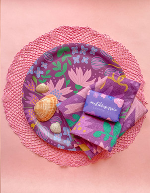 Pieni tarjotin violetti Kreeta