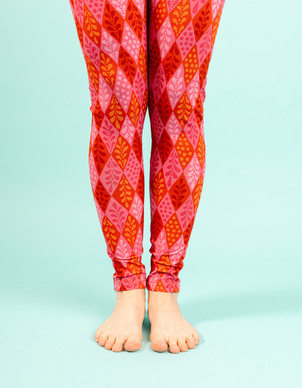 Aamu-pitkikset oranssi-vaaleanpunainen