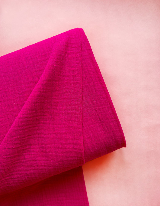 Puuvillamusliini pinkki