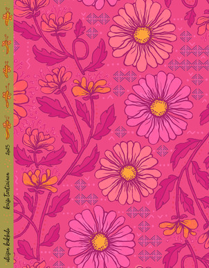 Aliisan kukkala-tenceltrikoo pinkki