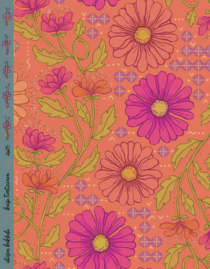 Aliisan kukkala-tenceltrikoo oranssi