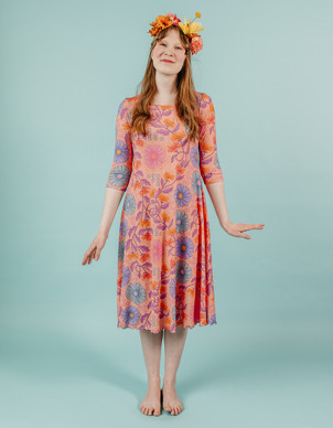 Aliisa-mekko vaaleanpunainen