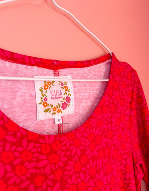 Amalia-mekko punainen