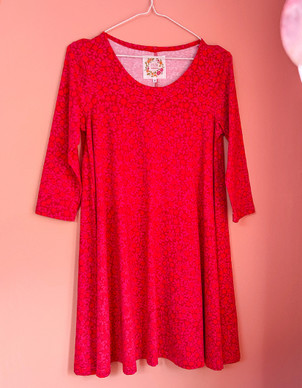 Amalia-mekko punainen