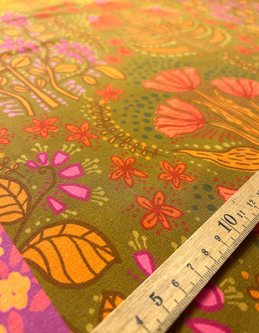 Herbaario-puuvillatrikoo oliivi