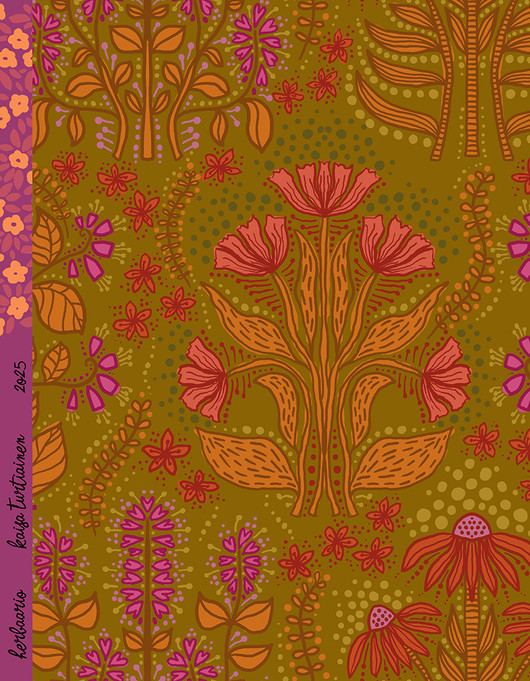 Herbaario-puuvillatrikoo oliivi