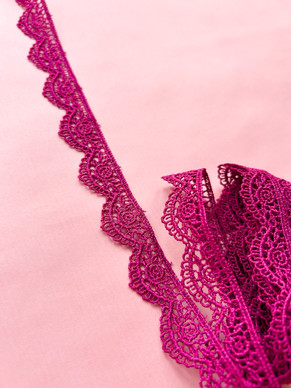 Pitsinauha 20 mm tumma fuksia