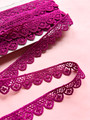 Pitsinauha 15 mm tumma fuksia