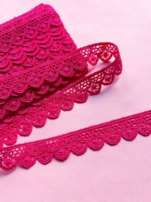 Pitsinauha 15 mm pinkki