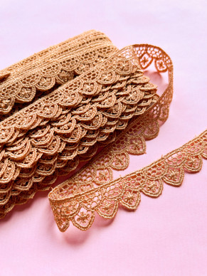 Pitsinauha 15 mm kultainen