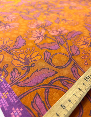 Kehäkukka-puuvillatrikoo toffee