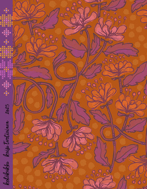 Kehäkukka-puuvillatrikoo toffee