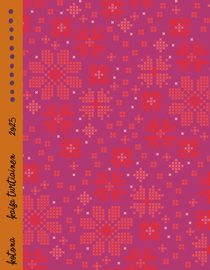 Kotona-puuvillatrikoo fuksia