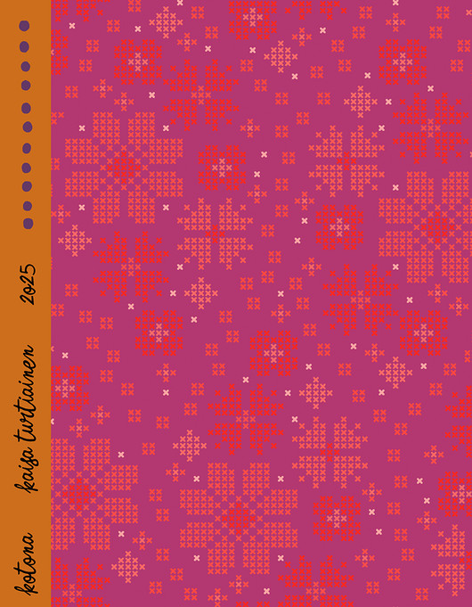 Kotona-puuvillatrikoo fuksia