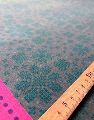 Kotona-puuvillatrikoo harmaa minttu