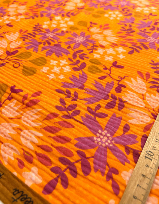 Kreeta-puuvillamusliini aurinko