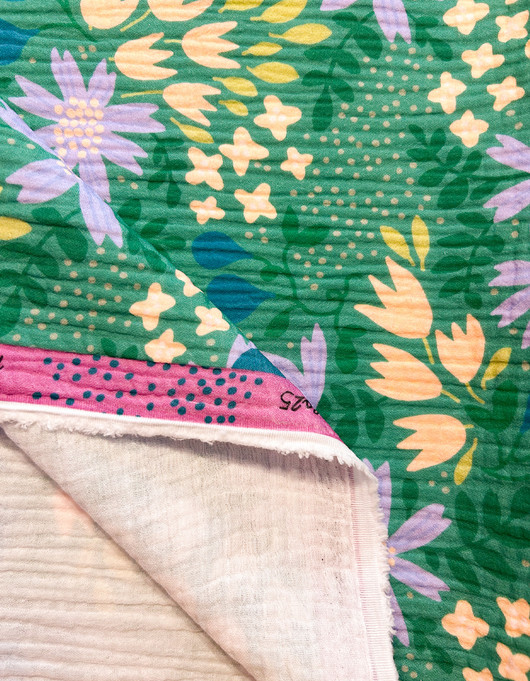 Kreeta-puuvillamusliini eukalyptus