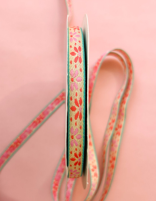 Kuvionauha 10 mm kukkaset