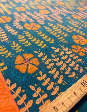 Leväniitty-puuvillatrikoo petrooli