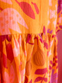 Liisi-mekko kukallinen keltainen
