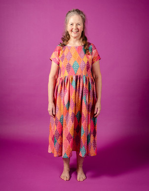 Maisa-mekko värikäs