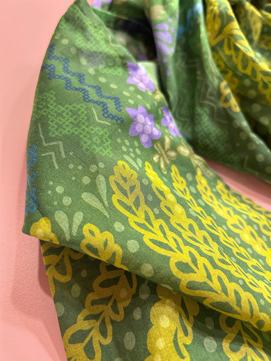 Mehtä-huivi vihreä