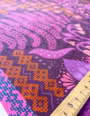 Mehtä-puuvillatrikoo luumu