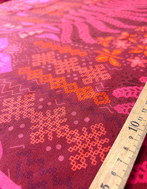 0,5 m pala Mehtä-puuvillatrikoo viini