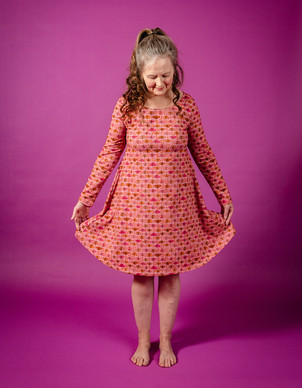 Mimi-mekko vanha roosa