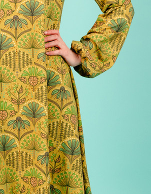 Yrttitarha-puuvillatrikoo vihreä