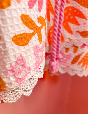 Kreeta-kylpytakki kermanvaalea