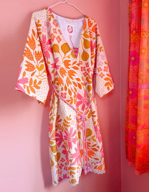 Kreeta-kylpytakki kermanvaalea