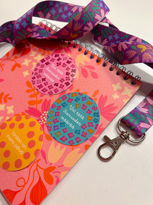 Ihanuus - tarra vaaleanpunainen