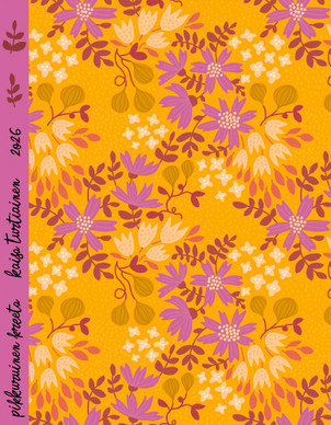 Pikkuruinen Kreeta-puuvillakangas aurinko