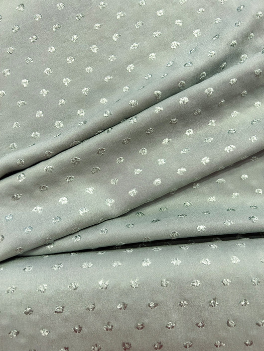 Pilkullinen viskoosikangas haalea minttu