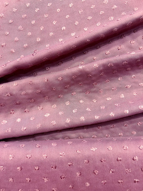 Pilkullinen viskoosikangas haalea liila